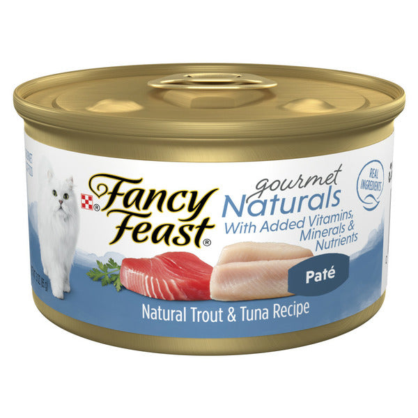 Purina Fancy Feast Comida Húmeda para Gatos Sin Granos - Receta de Trucha y Atún