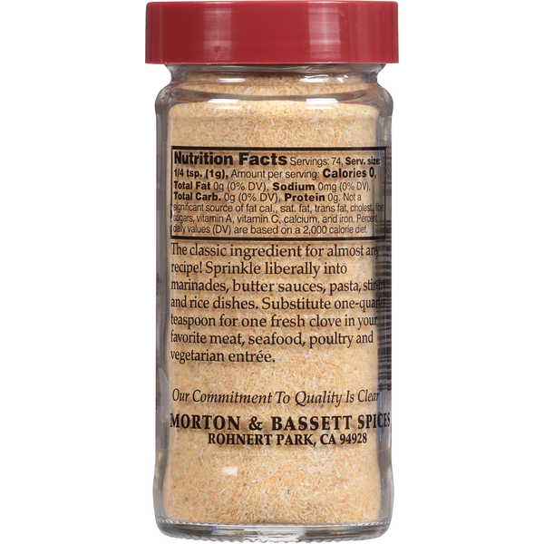 Poudre d'ail Morton & Bassett
