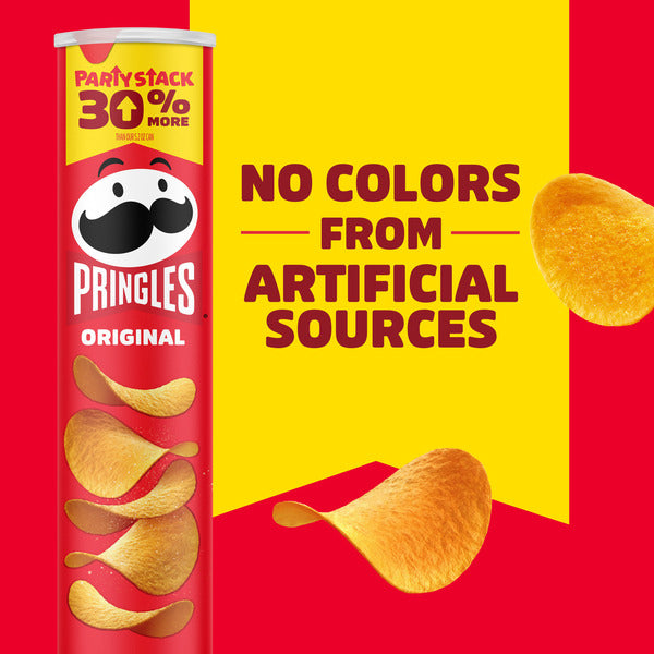 Pringles Original Potato Crisps - 6,8 oz Snack Stack