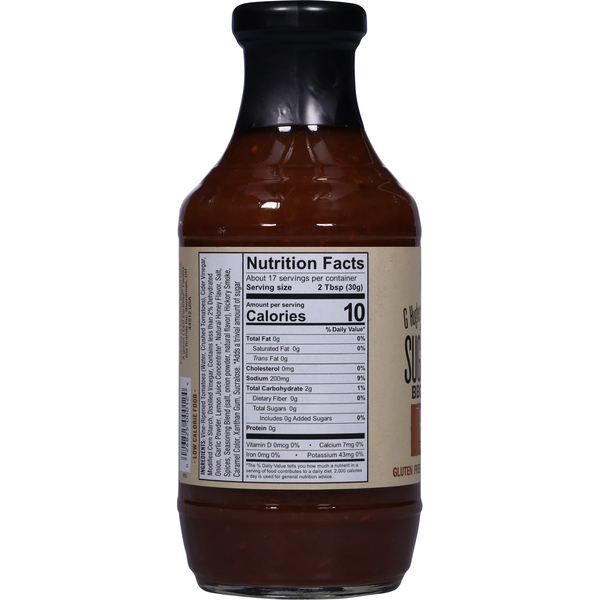 Sauce BBQ au miel sans sucre G Hughes