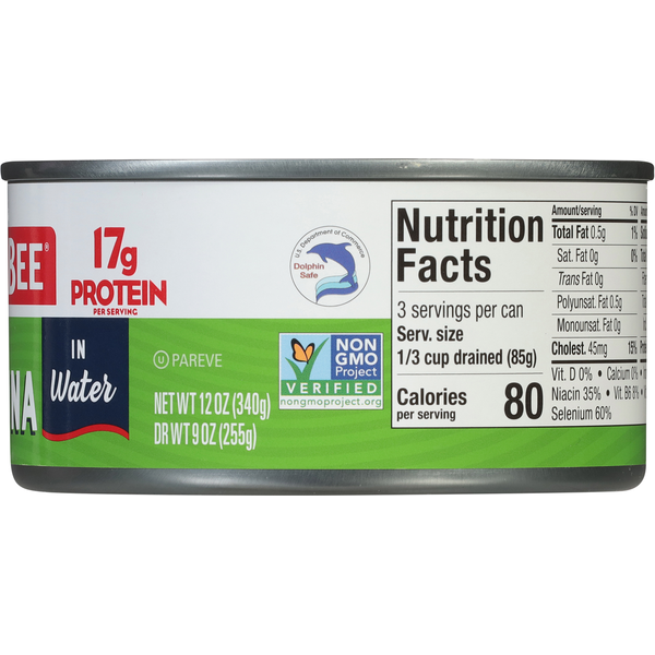 Bumble Bee Chunk Light Tuna in Water