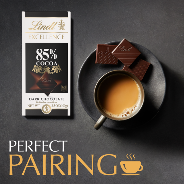 Lindt Excellence 85% Cocoa Dark Chocolate Bar