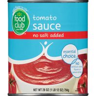 Sauce tomate Food Club, sans sel ajouté