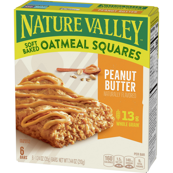 Nature Valley Cuadrados de Avena Suaves con Mantequilla de Maní