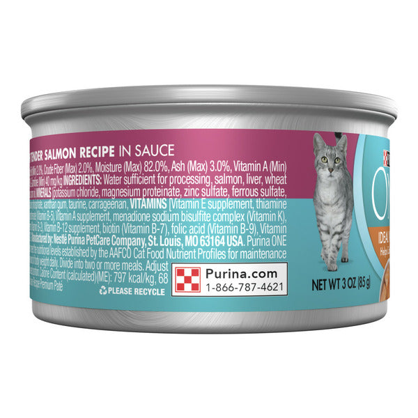 Purina ONE Natural Weight Control Wet Cat Food - Tender Salmon Recipe