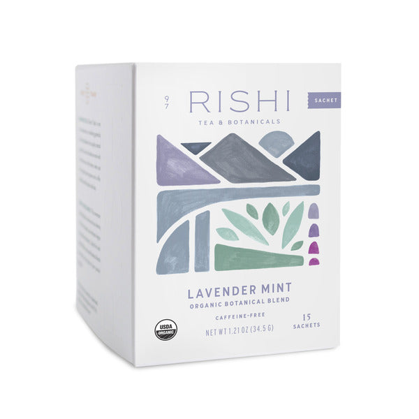 Rishi Tea & Botanicals Sachets de Té de Lavanda y Menta