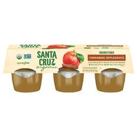 Compote de pommes biologique Santa Cruz avec de la cannelle