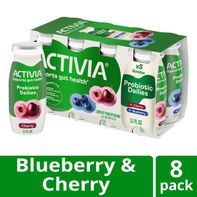 Yaourt Activia Probiotiques Quotidiens Myrtille et Cerise