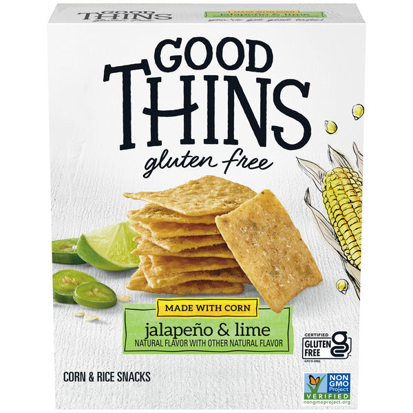 GOOD THINS Galletas Sin Gluten de Jalapeño y Lima - 4 oz
