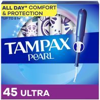 TAMPAX Pearl Tampons with LeakGuard Braid, Ultra