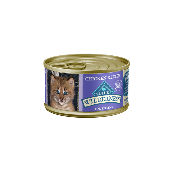 Blue Buffalo Wilderness Pâté Humide pour Chaton Riche en Protéines et Sans Céréales