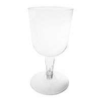 Distributed 5.5 oz. Clear Wine Glasses, Set of 8