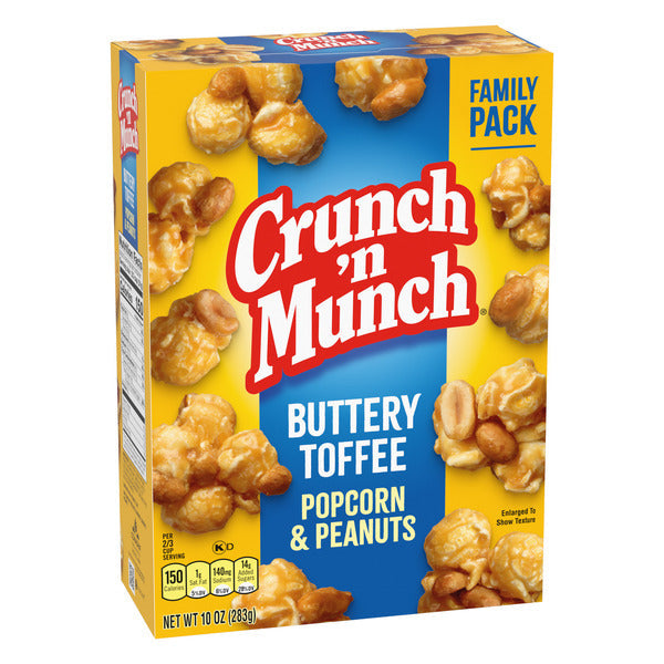 Popcorn au caramel au beurre et cacahuètes Crunch ‘n Munch