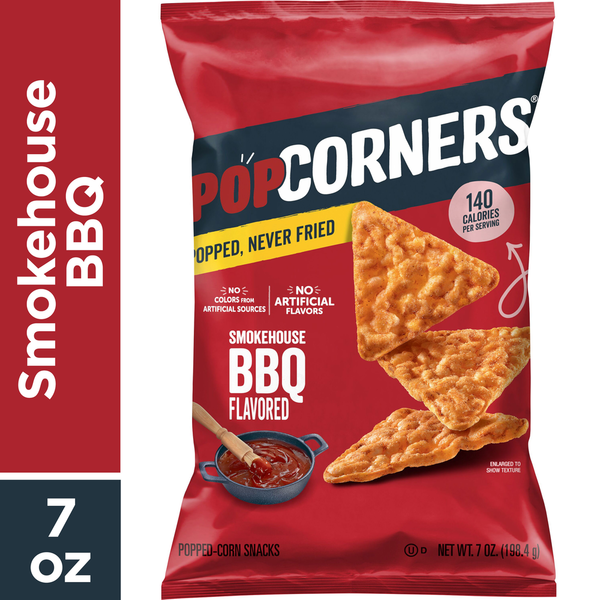 PopCorners Snacks de Maíz Popped - Sabor Barbacoa Ahumada