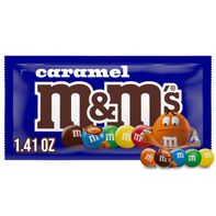 Bonbons au chocolat au lait et caramel M&M's taille normale