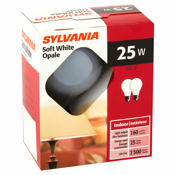 Ampoule intérieure douce blanche de 25 watts SYLVANIA
