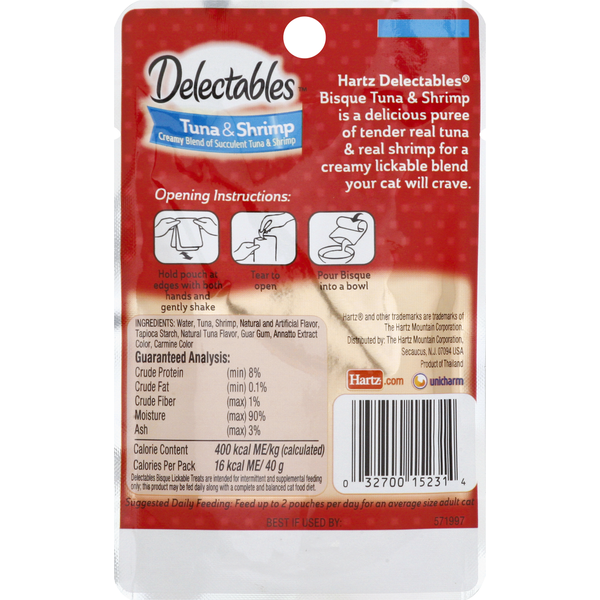 Delectables Lickable Treat - Atún y Camarón