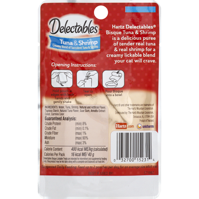 Delectables Lickable Treat - Atún y Camarón