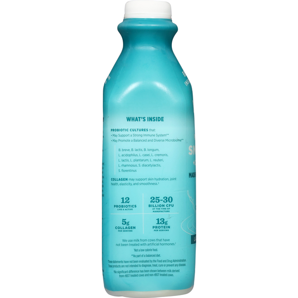 Lifeway Probiotic Smoothie with Collagen - Lactose Free, Unsweetened