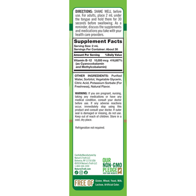 Vitamina B-12 Líquida Sublingual de Nature's Truth