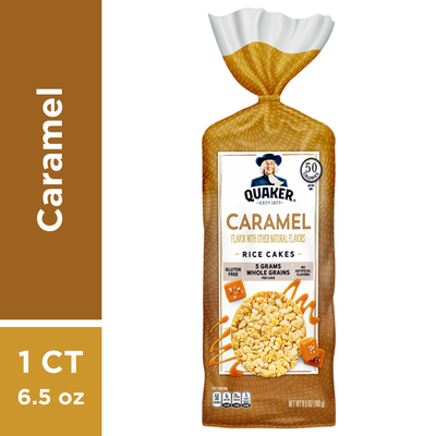 Gâteaux de riz au caramel Quaker - Snack léger et croustillant