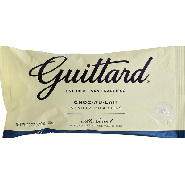 Chips de Hornear Guittard de Chocolate con Leche y Vainilla