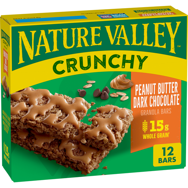 Barres de granola Nature Valley au beurre de cacahuète et chocolat noir