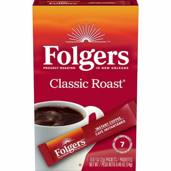 Folgers Crystals de Café Instantané Classique en Sachets Unidose
