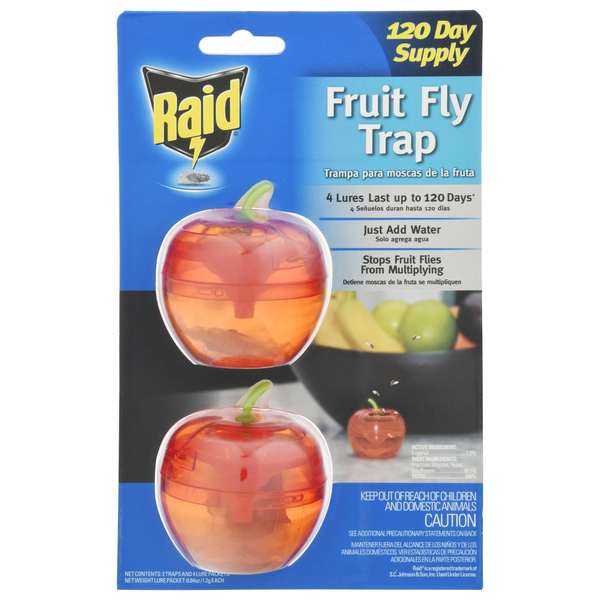 Raid Fruit Fly Trap - Effective Household Solution