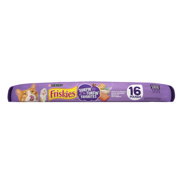 Purina Friskies Comida Seca para Gatos, Favoritos Surfin' & Turfin'
