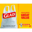 Glad Tall Kitchen Handle-Tie Trash Bags - 13 Gallon, White