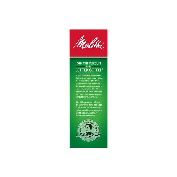 Filtros de café Melitta #2 en cono de papel marrón natural