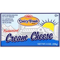 Dairy Fresh Cream Cheese, Pasteurized