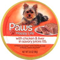Paws Happy Life Chicken & Liver in Savory Juices