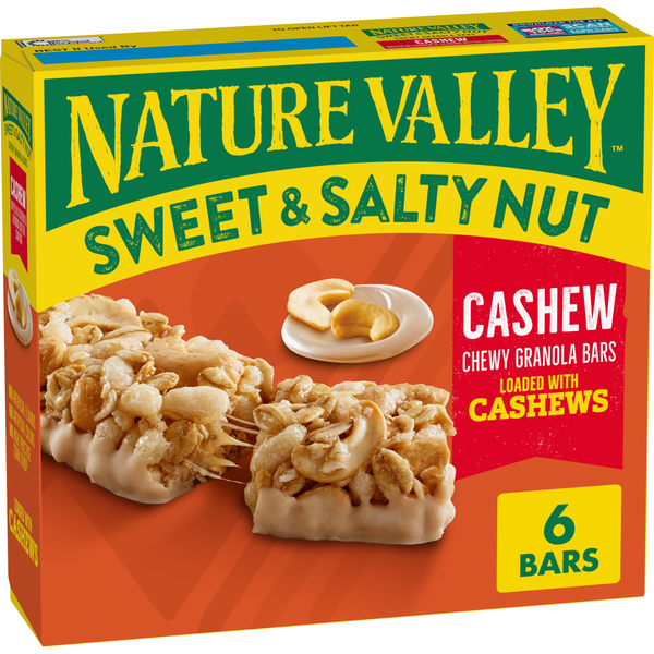 Barres de granola Nature Valley aux noix de cajou sucrées et salées