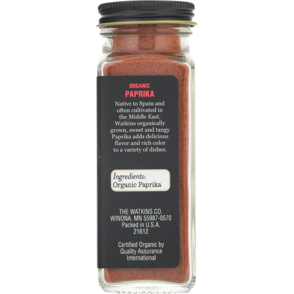 Paprika biologique Watkins - Épice premium pour l'excellence culinaire