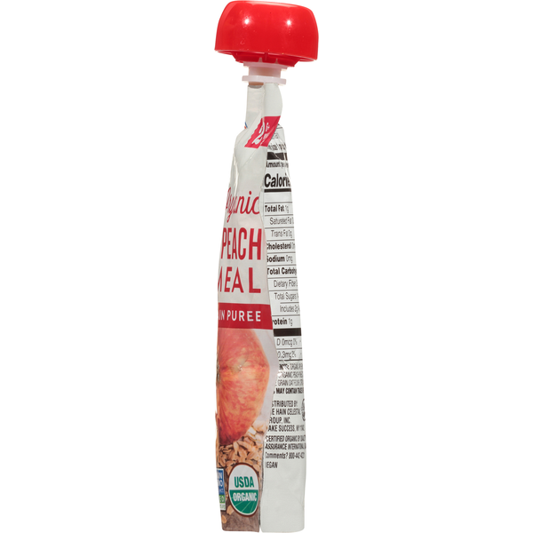 Earth's Best Organic Apple Peach Oatmeal Puree
