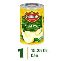 Poires Bartlett tranchées Del Monte dans un sirop épais