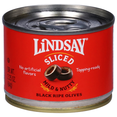 Aceitunas Negras Rebanadas Lindsay