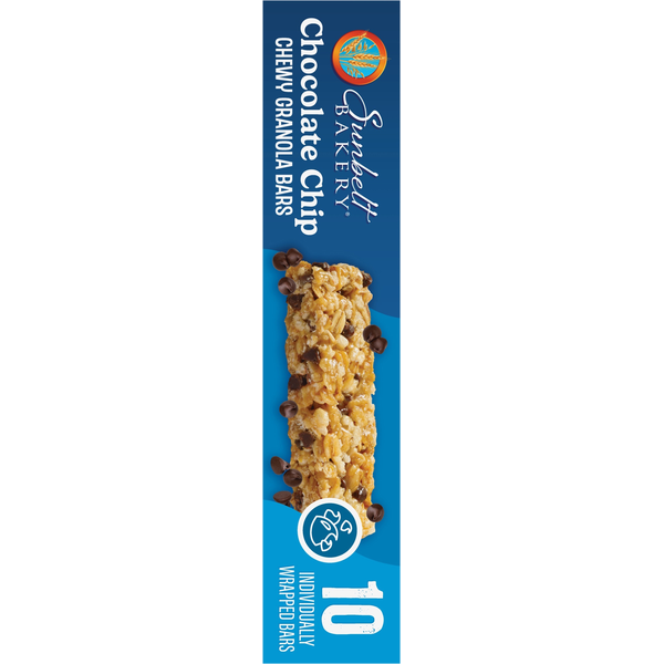 Barras de Granola Masticables con Chispas de Chocolate Sunbelt Bakery