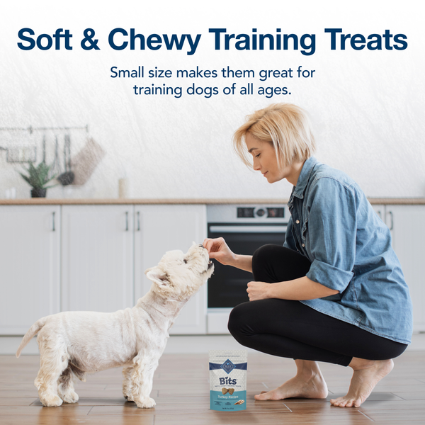 Blue Buffalo BLUE Bits Friandises Naturelles Douces et Humides pour Chien - Recette de Dinde