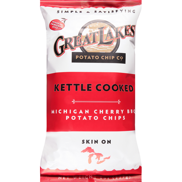 Great Lakes Michigan Cherry BBQ Kettle Cooked Potato Chips