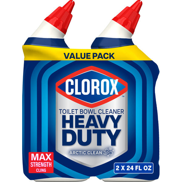 Limpiador de inodoros Clorox, removedor de manchas de alta resistencia, sin blanqueador