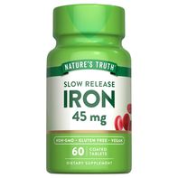 Nature's Truth Slow Release Iron Tablets