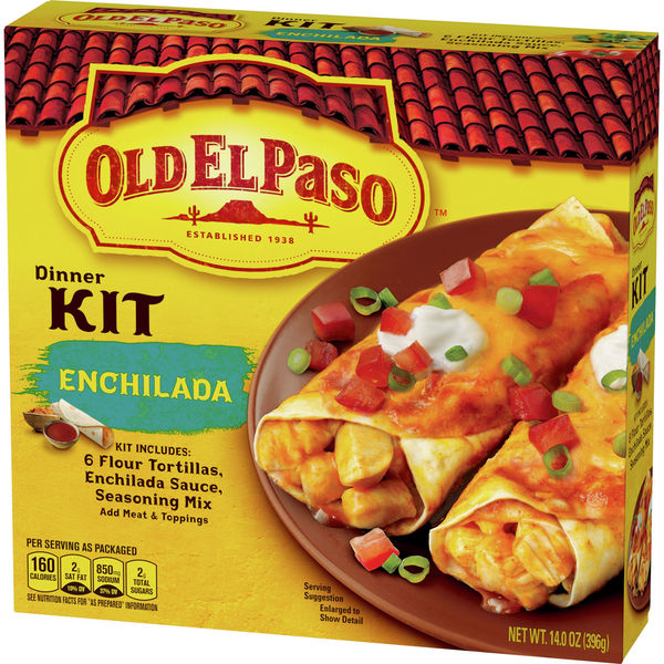 Kit de Cena de Enchiladas Old El Paso con Tortillas de Harina