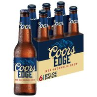 Bière sans alcool Coors Edge 0,4 % ABV - Pack de 6
