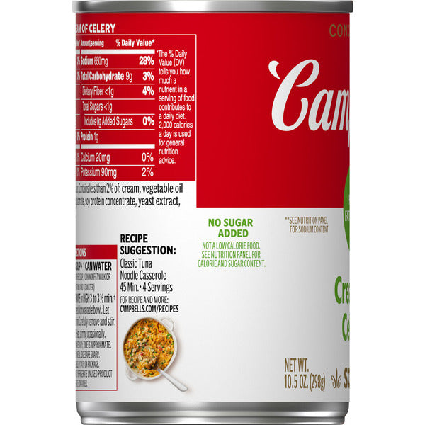 Soupe de céleri Campbell's 98 % sans gras