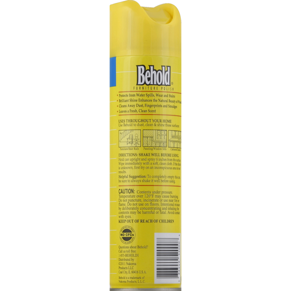 Behold Furniture Polish, Lemon