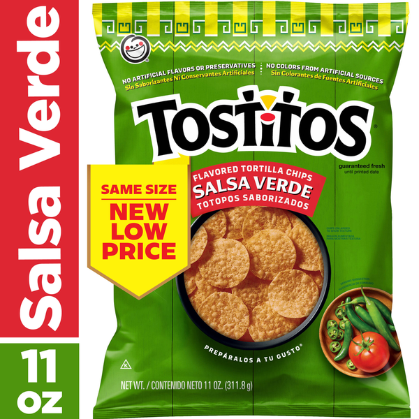 Tostitos Salsa Verde Flavored Tortilla Chips