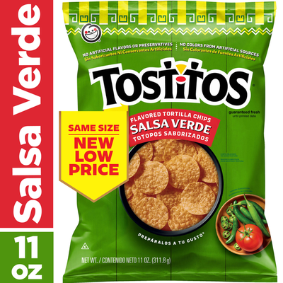 Tostitos Tortilla Chips Sabor Salsa Verde